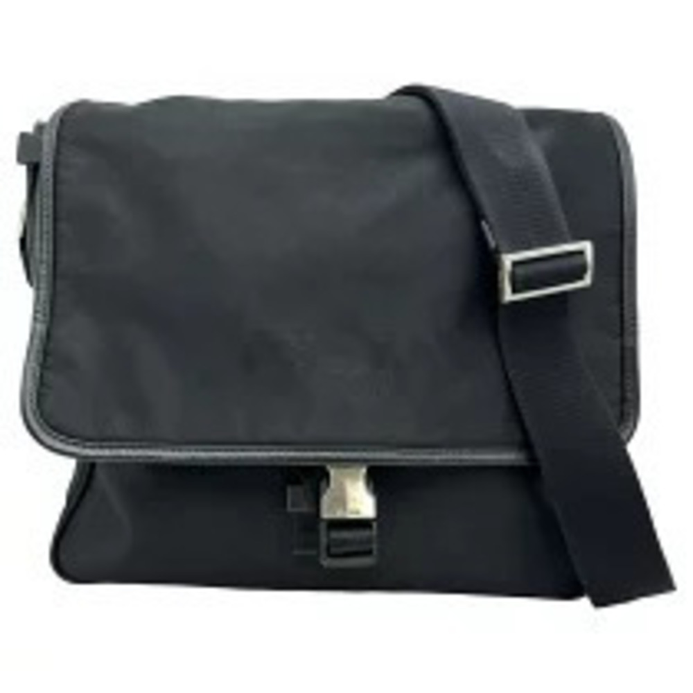 Prada messenger bag black shoulder
